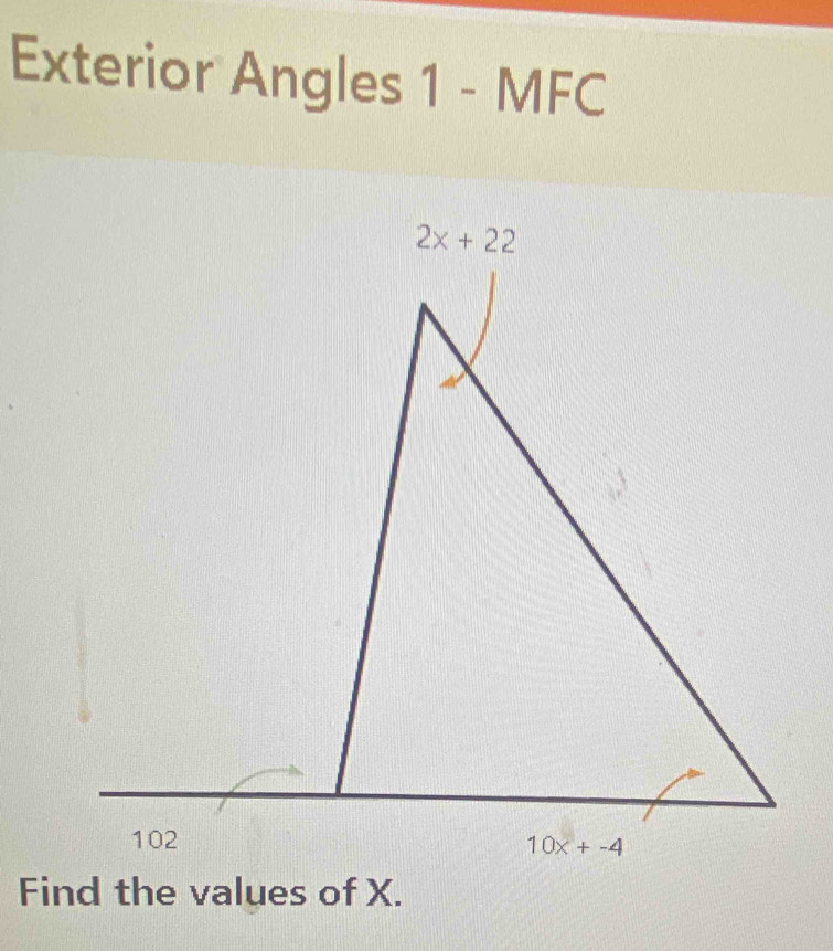 Exterior Angles 1 - MFC