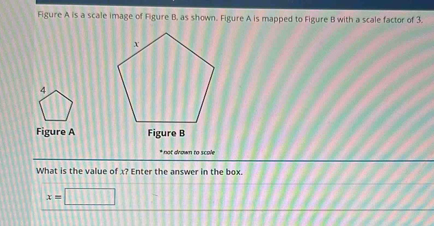 Solved: Figure A is a scale image of Figure B, as shown. Figure A is ...