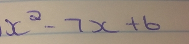 x^2-7 x+6