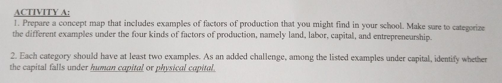 Solved ACTIVITY A 1 Prepare - 6e3a8cj6on 10.image