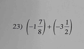 (-1 7/8 )+(-3 1/2 )