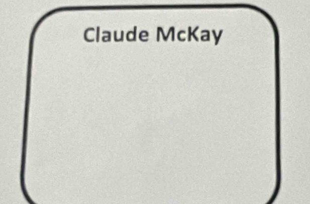 Claude McKay