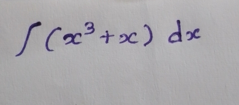 ∈t (x^3+x)dx