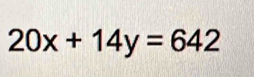 20x+14y=642