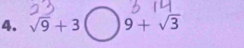 √+3○9+ √3