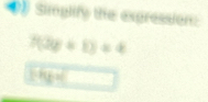 Simglify the expressior:
7(3y+1)=4
|-k|=|