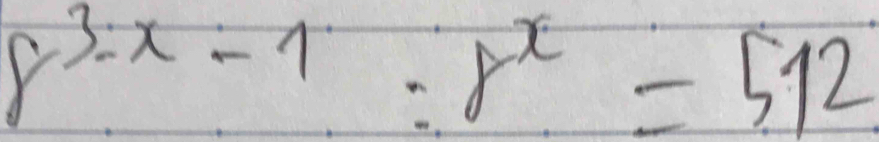 8^(3-x-1)=8^x=512