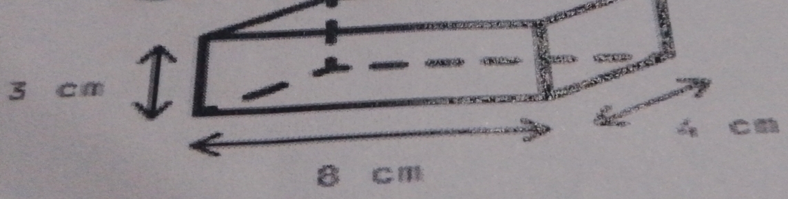 3 cm
C
8 cm