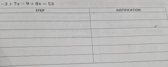 -3+7x-9+8x=53