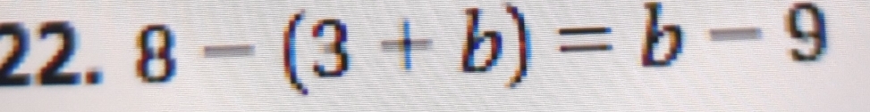 8-(3+b)=b-9