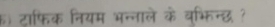 टाफिक नियम भन्नाले के वभिन्छ ?