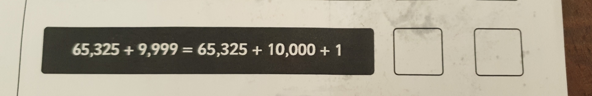 65,325+9,999=65,325+10,000+1
□ ..