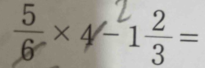 ×4-1=