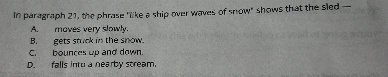 Solved: In paragraph 21, the phrase 