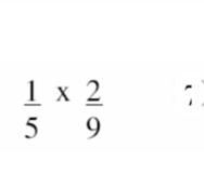 frac 15* 2frac 99 ;