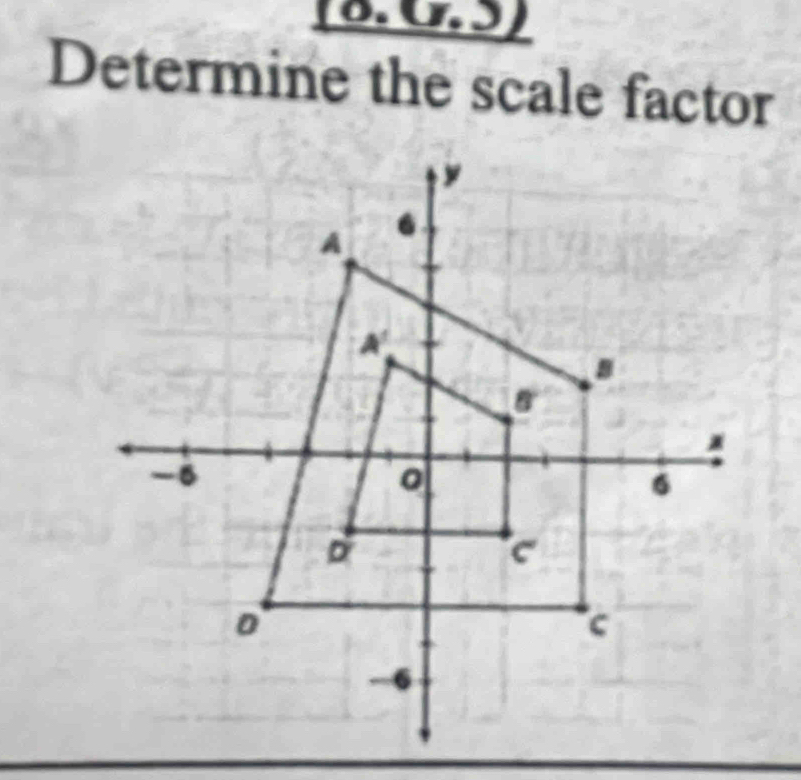 _ 0.(r,))
Determine the scale factor