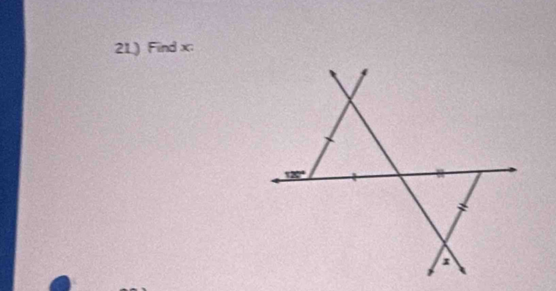 Find x : 
1