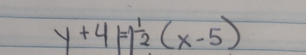 y+41=1 1/2 (x-5)