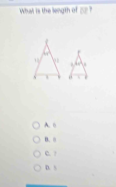 What is the length of _ ?

A. 0
B. 8
C、7
D. 5