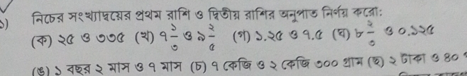 निट् म१शाघवटस् थंशय ज्ञागि ७ प्विकीन्र ्ागित जनूशाड निर्नन्न कटओं:
(क)२ ७ ७७९ (य)१ ने ७ ० े (१) ऽ.२C ७ १.C (ब) ७ - ७ ०.५२
(७) ५ वश्ब २ गान ७१ गाम (Б) १ ८कषि ७ २ ८कषि ७०० थम (६) २ जीका७ 8० °