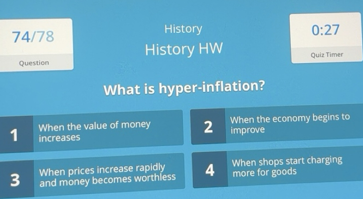 Solved: 74/78 History 0:27 History HW Question Quiz Timer What is hyper ...