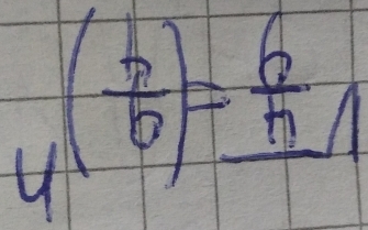 _1( 7/6 )= 6/n 