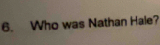 Who was Nathan Hale?