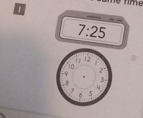 é time 
1
7:25