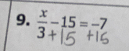 frac x3--15= + +16endarray