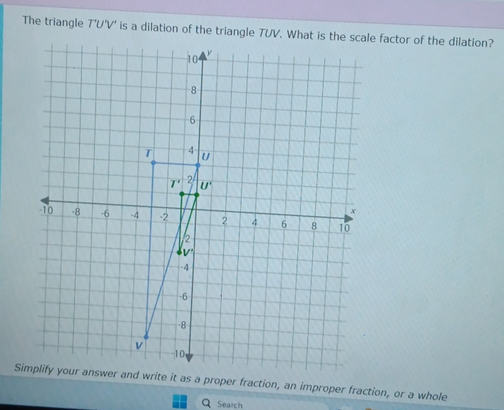 The triangle T'U'V
Search