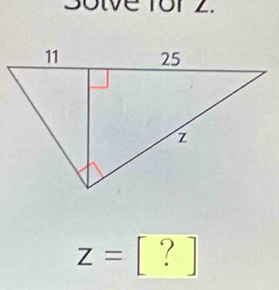 Solve Tor 2.
Z= :[?]