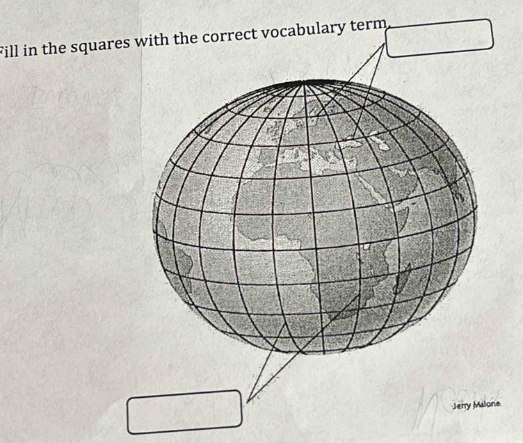 Fill in the squares erm. 
ne