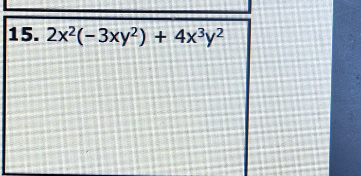 2x^2(-3xy^2)+4x^3y^2