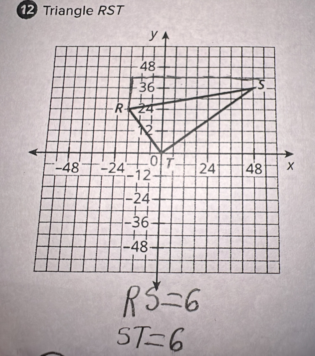 Triangle RST