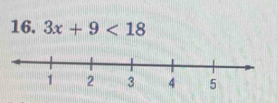 3x+9<18</tex>