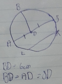 BD=6cm
BD=AD=DD