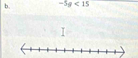 b、
-5g<15</tex>