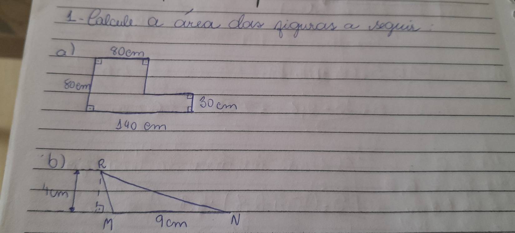 lalcle a drea dowr giguras a vegui. 
al 80em
80em
30cm
140 em