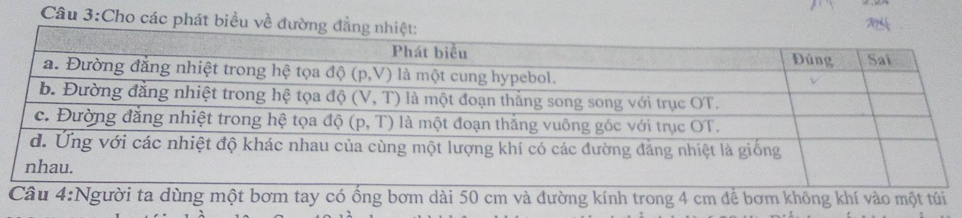 Cho các phát biểu về đườ