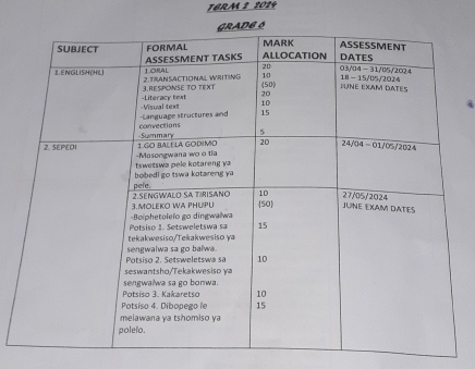 TERM 2 2024
a