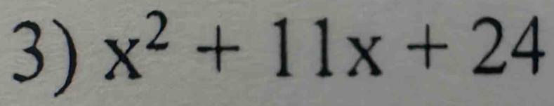 x^2+11x+24