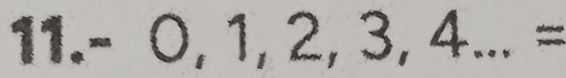 -0,1,2,3,4...=