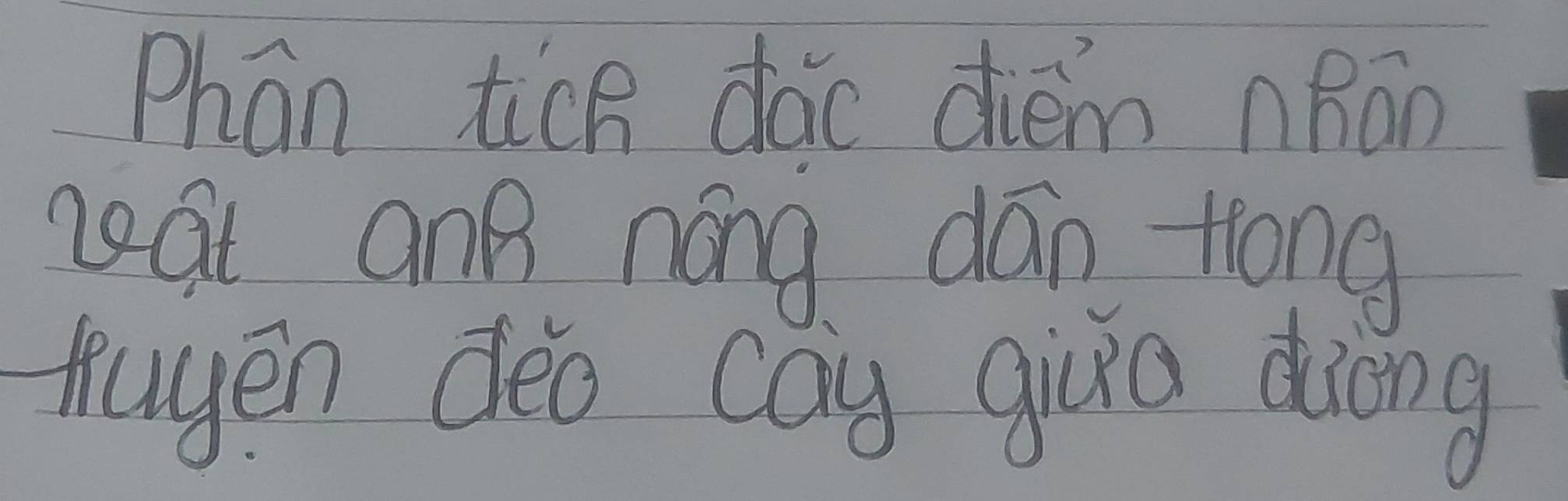 Phan ticp dao diém nRán 
neat anB nóng dán tong 
frayen deo cay giuie diéng