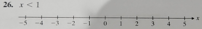 x<1</tex>
x