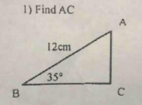 1)Find AC