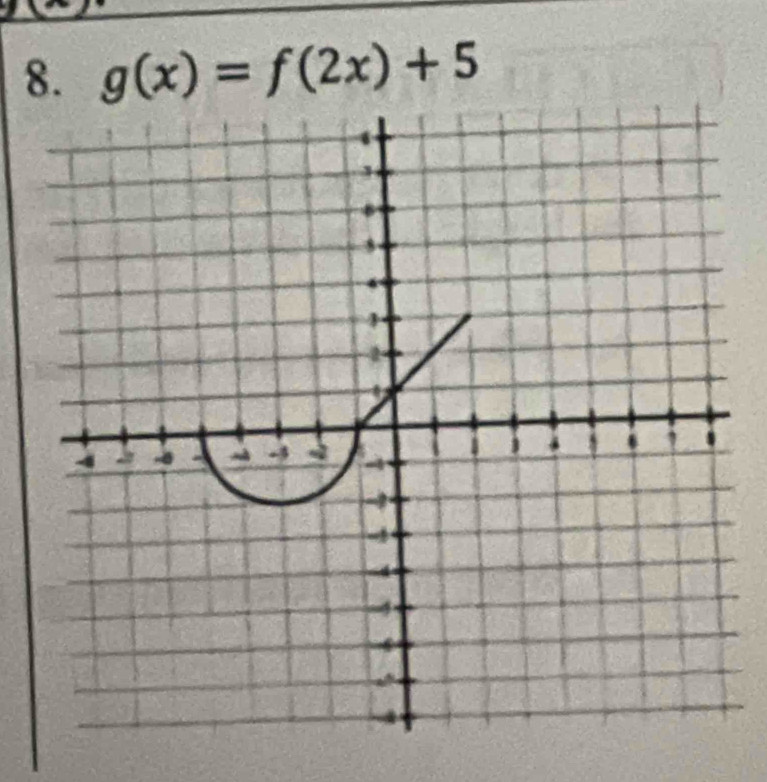 g(x)=f(2x)+5