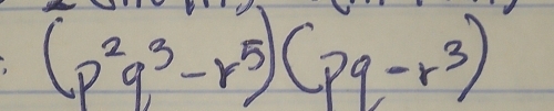 (p^2q^3-r^5)(pq-r^3)