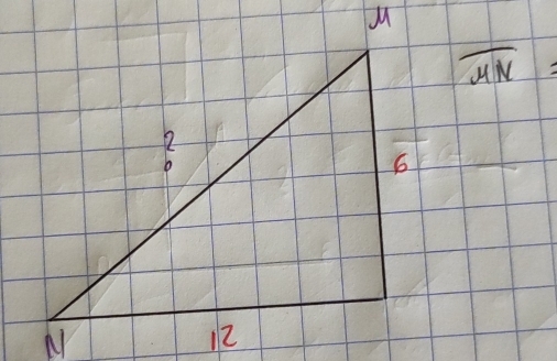 overline MN 1=