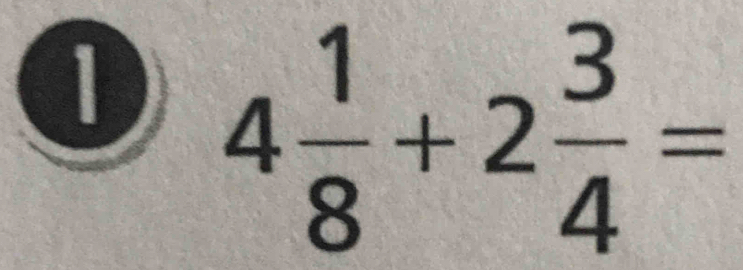 1 4 1/8 +2 3/4 =