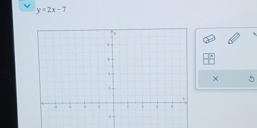 y=2x-7
×